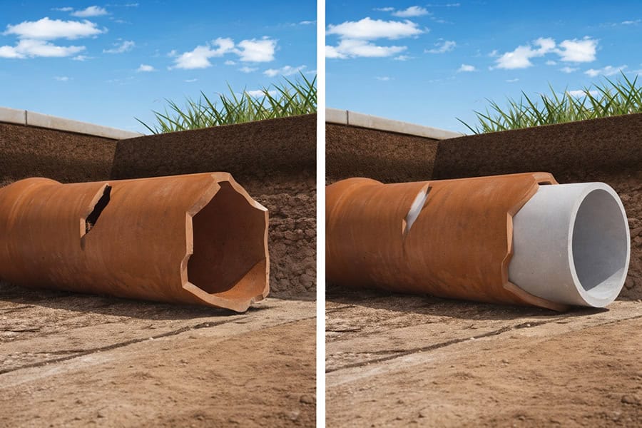 Camasuire partiala conducte canalizare Short Liner