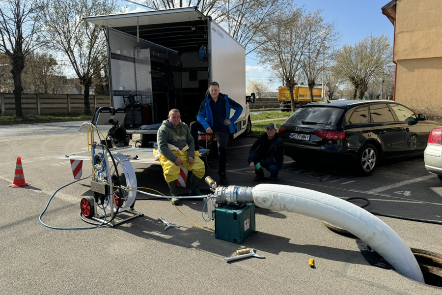 Canalizarea are o fisura sau o infiltratie Problema poate fi reparata fara sapatura