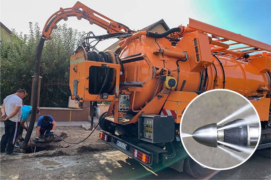 Desfundare canalizare cu jet de apa 111