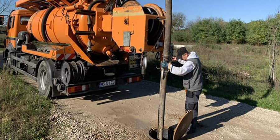 Desfundare canalizare