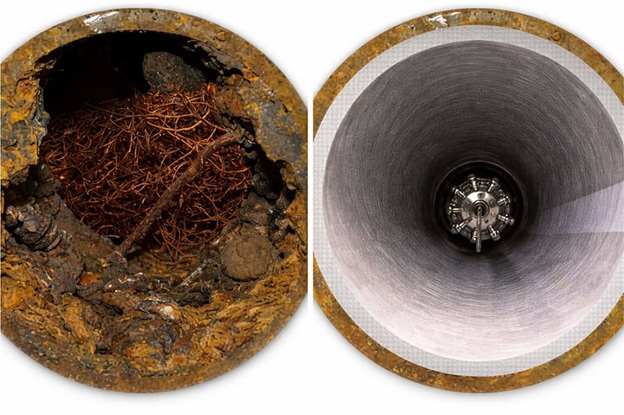 Desfundarea conductelor de canalizare prin frezare