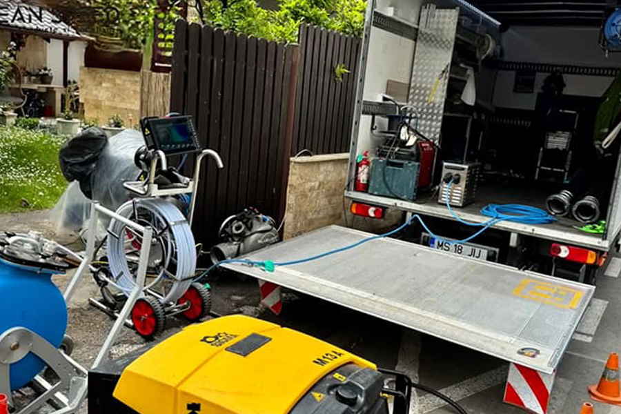 Camasuire interioara conducta beton DN160 in Mures