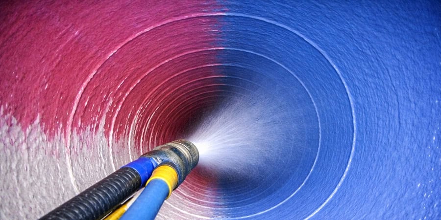 Reabilitare conducte Epoxy Spray Lining