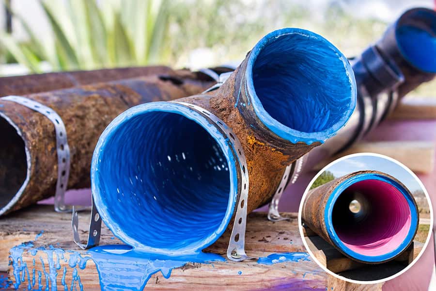 desfundare conducte Reabilitare conducte canalizare Epoxy Spray Lining