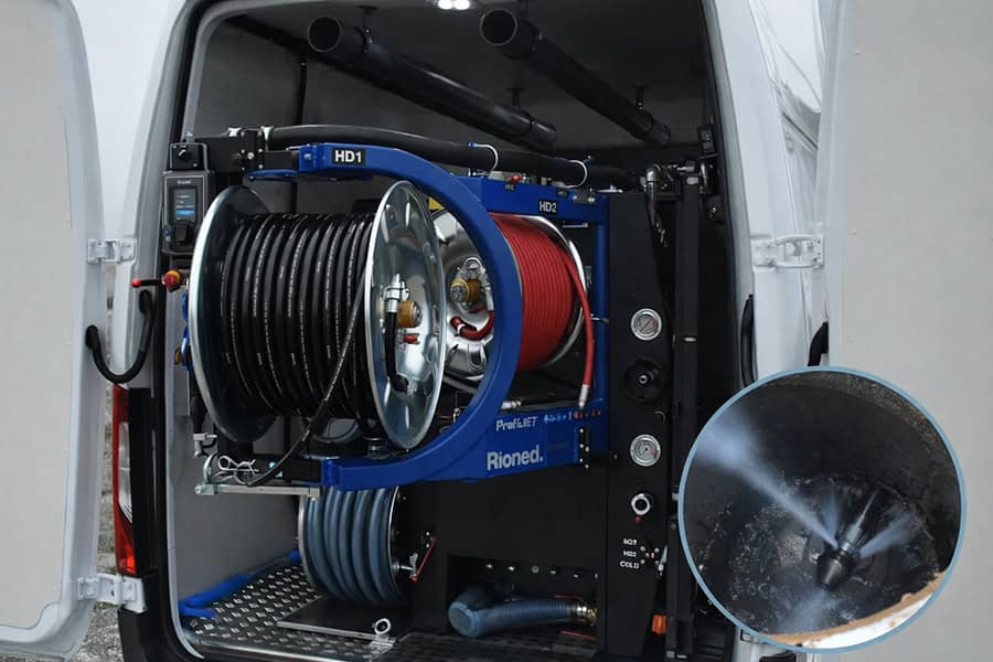 desfundare conducte Reabilitare conducte canalizare Epoxy Spray Lining