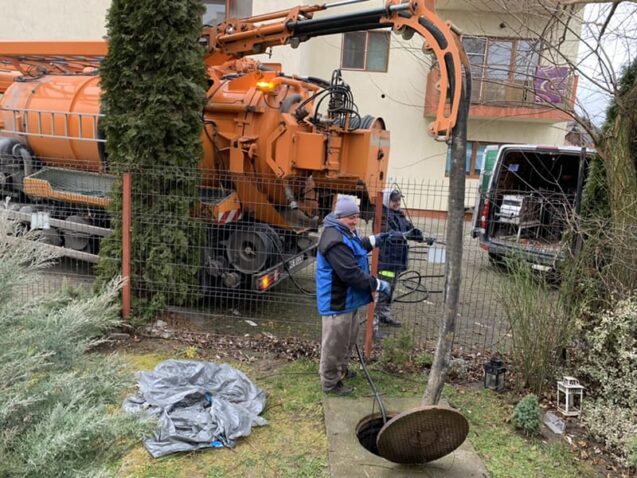 Desfundare canalizare Targu Mures 2