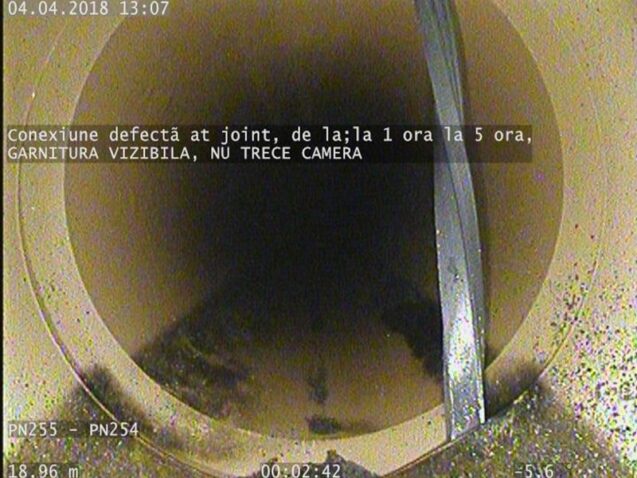 Inspectie video canalizare Mures 3