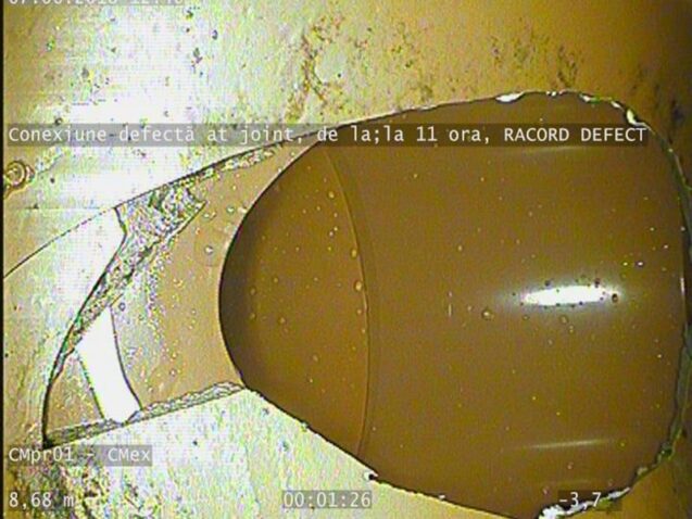 Inspectie video canalizare Mures 8